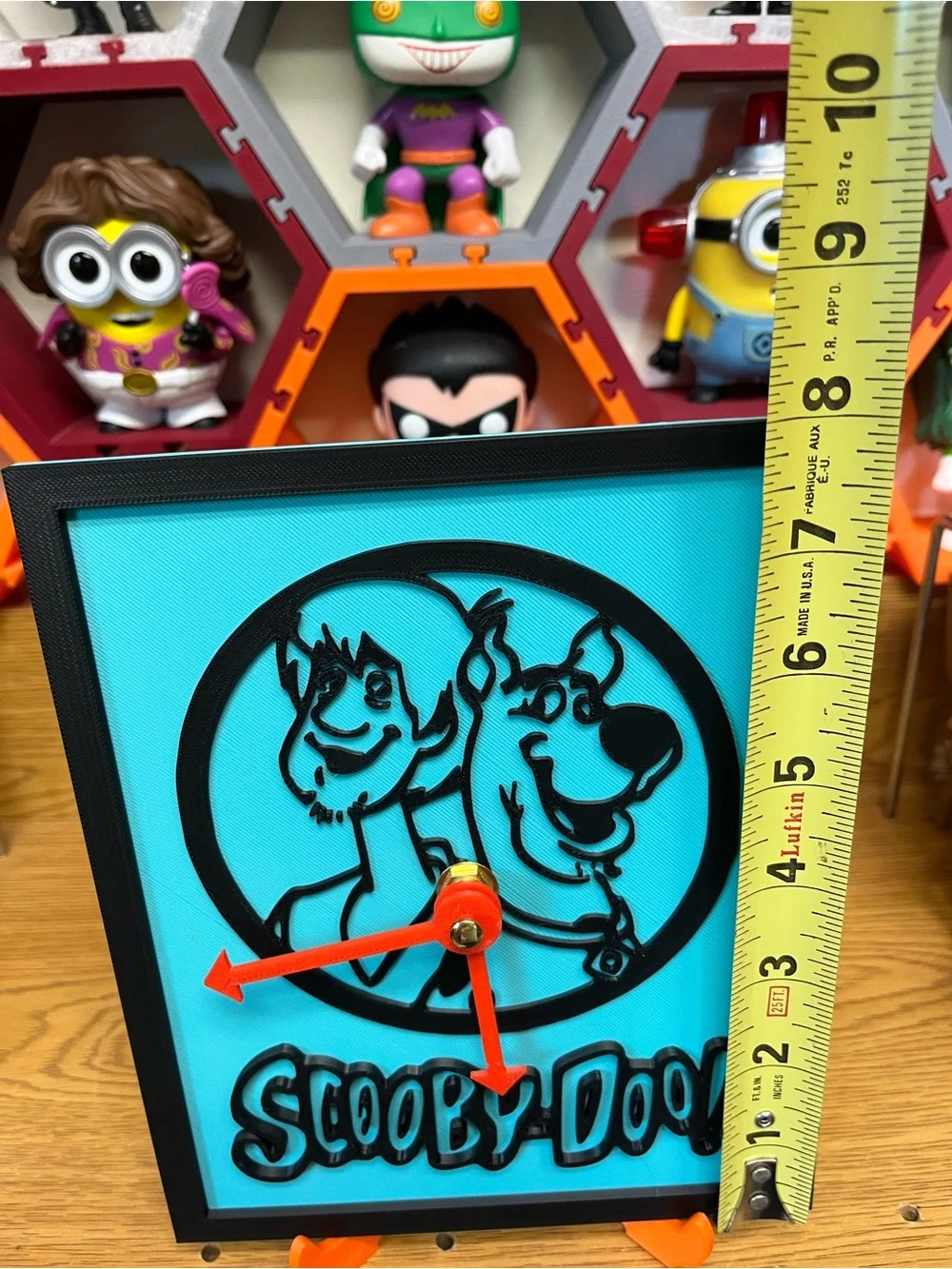 Scooby-Doo Wall Clock - Turquoise with Orange Hands